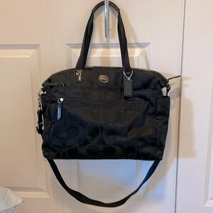 Coach diaper bag- Black